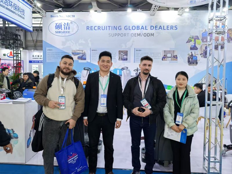 16 years of focus on quality, Shuojie floor scrubber shines at 2025 Shanghai CCE Exhibition
