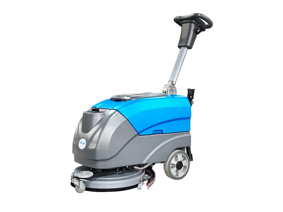 SJ25 Folding Walk Behind Floor Scrubber For Hard Floor Cleaning